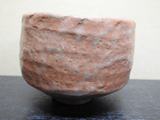 赤楽茶碗　保存箱　MA１３９ 万古焼 赤楽茶碗 | 古美術ささき