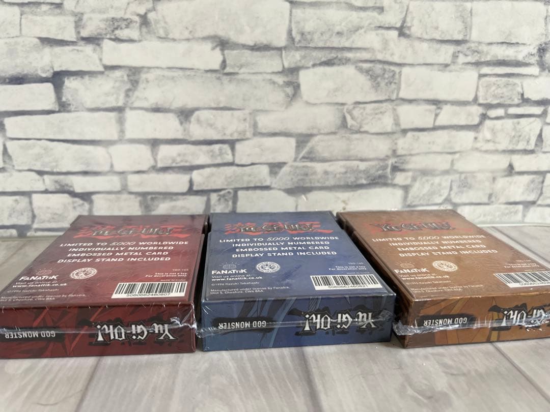 遊戯王 三幻神 金属製カード ラー オベリスク オシリス 新品未開封