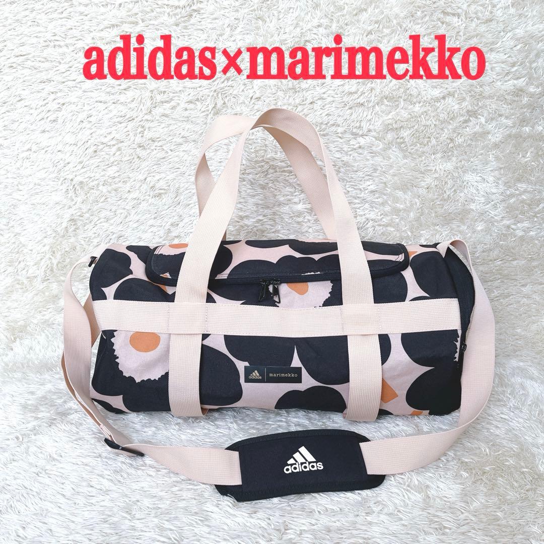 アディダス×マリメッコ ダッフルバッグ ボストンバッグ ウニッコ