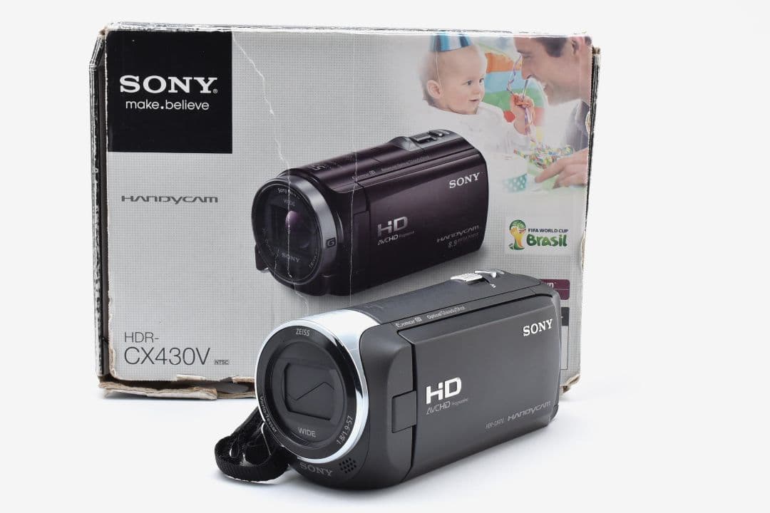 美品　元箱付　 SONY HDR-CX430V ビデオカメラ ソニー Yahoo!オークション -「ソニー hdr-cx430v」の落札相場・落札価格