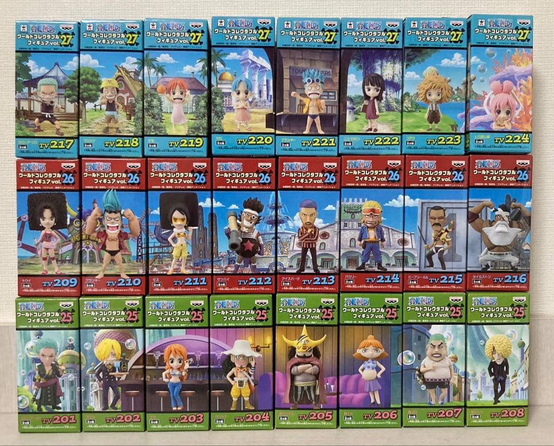 ワンピース　ワーコレ　vol.25&26&27 未開封 2026年1月25日 カプセル楽局竹の塚店 ✨新入荷情報✨ 💊ONE PIECE