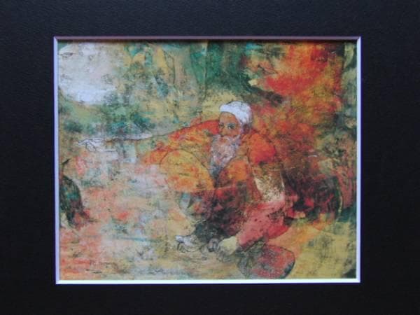 田村能里子、砂の箱舟、希少な額装用画集より、美品、新品額装付