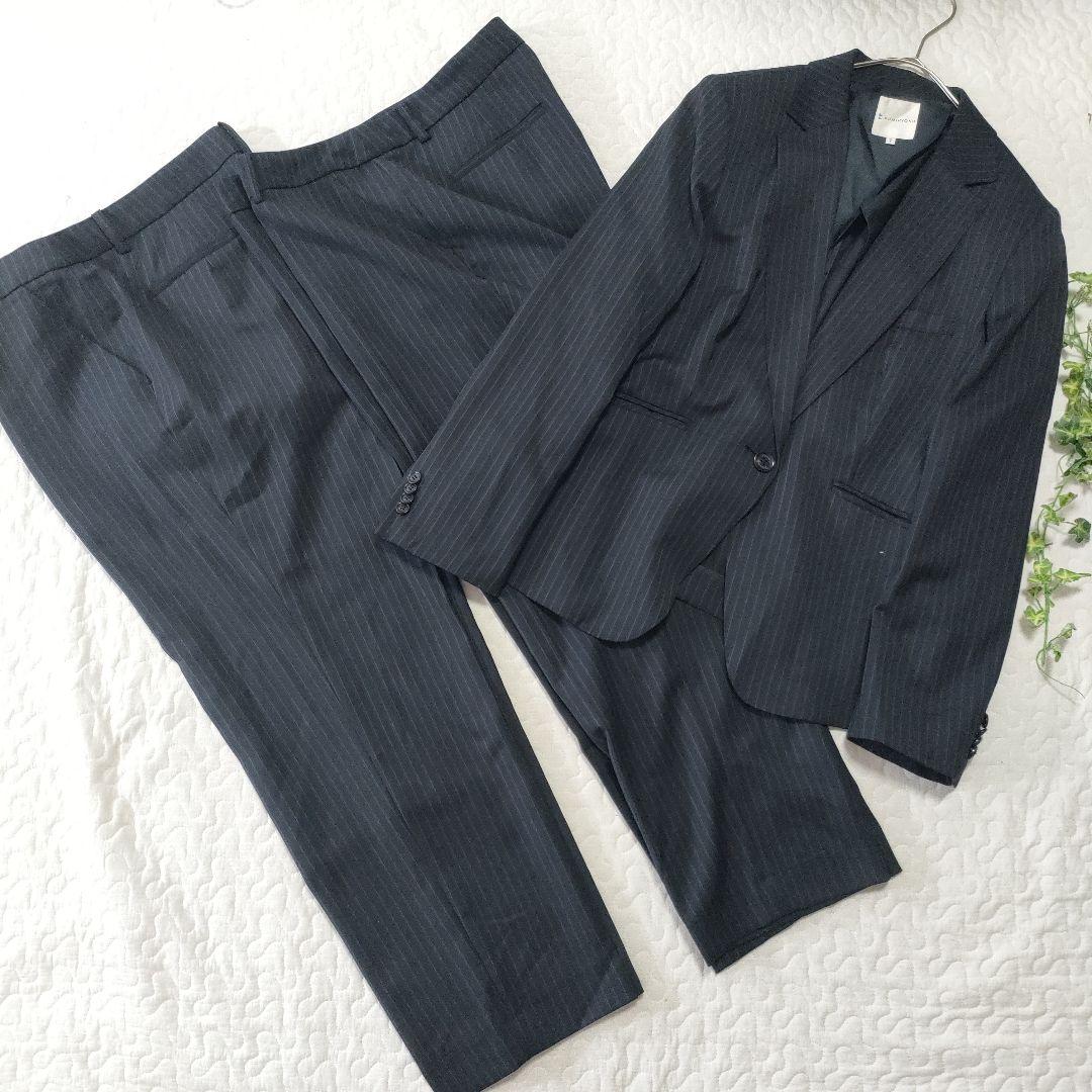 美品✨組曲×YUNSA　セットアップ　ツーパンツ　大きいサイズ　グレー