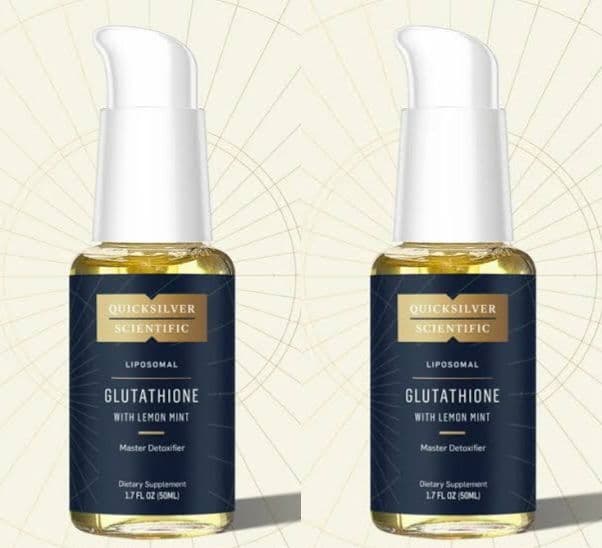 【リポソーマルグルタチオン2個セット】クイックシルバー【50ml・レモンミント】