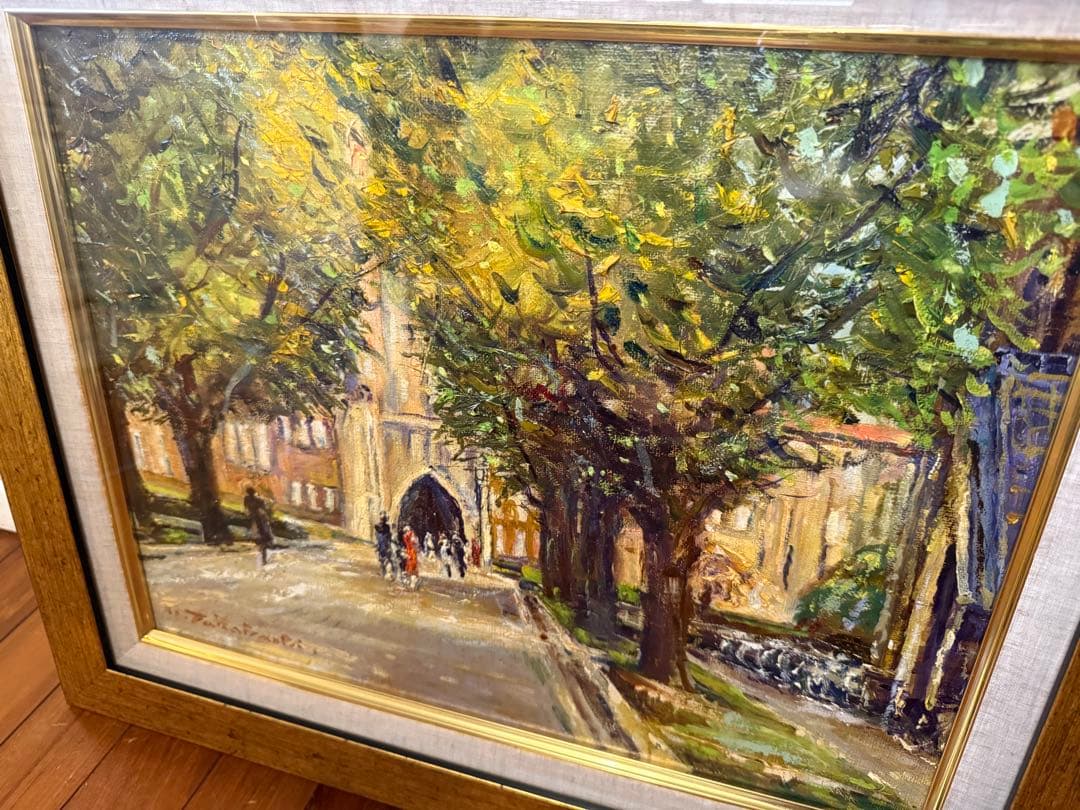 92.「安田講堂」髙橋一善 油絵