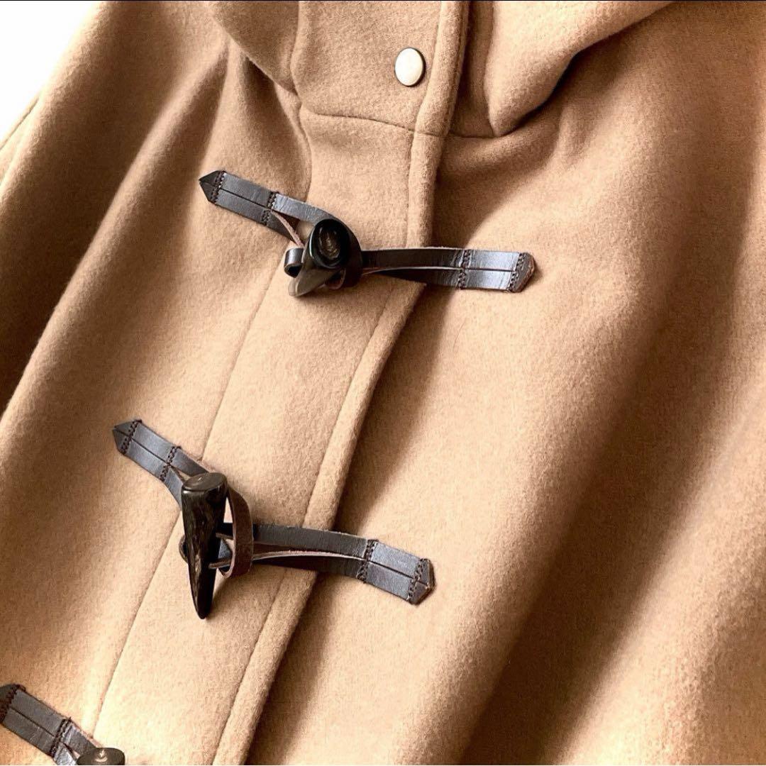 極美品 フレームワーク 23AW メルトン ダッフル ポンチョコート