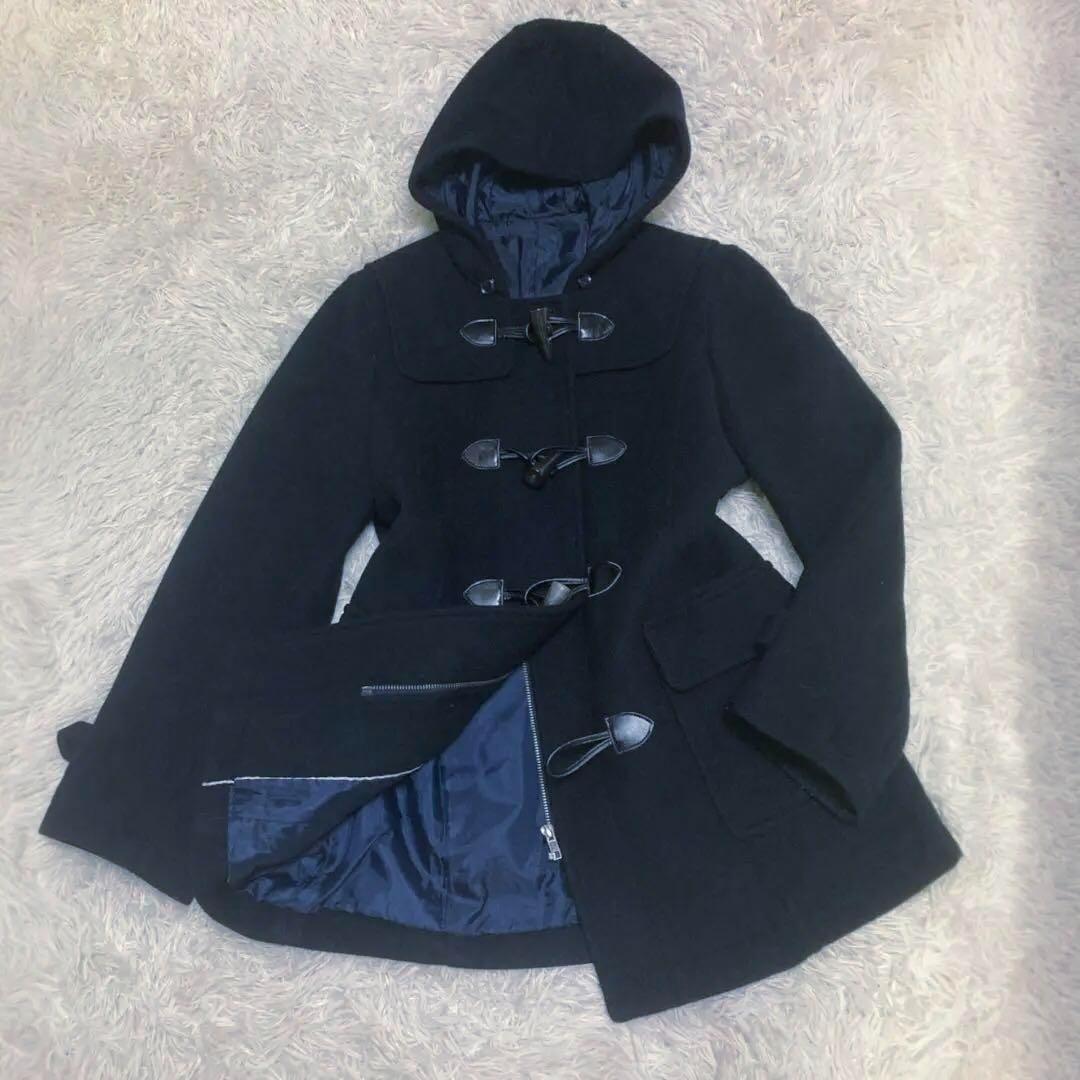 【美品】　イーストボーイ　ダッフルコート　フードあり　アンゴラ混　黒 2026年最新】イーストボーイ ダッフルコート アンゴラの人気アイテム