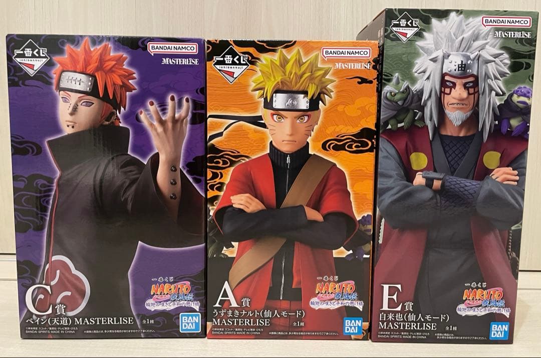 る*。様 一番くじ NARUTO-ナルト- 疾風伝　A賞　C賞　E賞　おまけ付