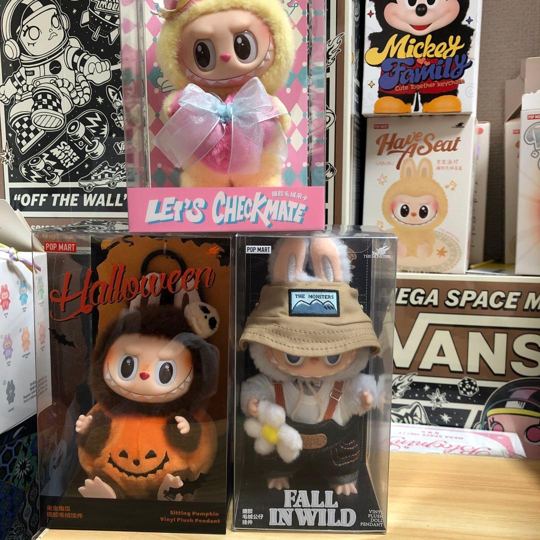 POP MART labubu ぬいぐるみ3個セット