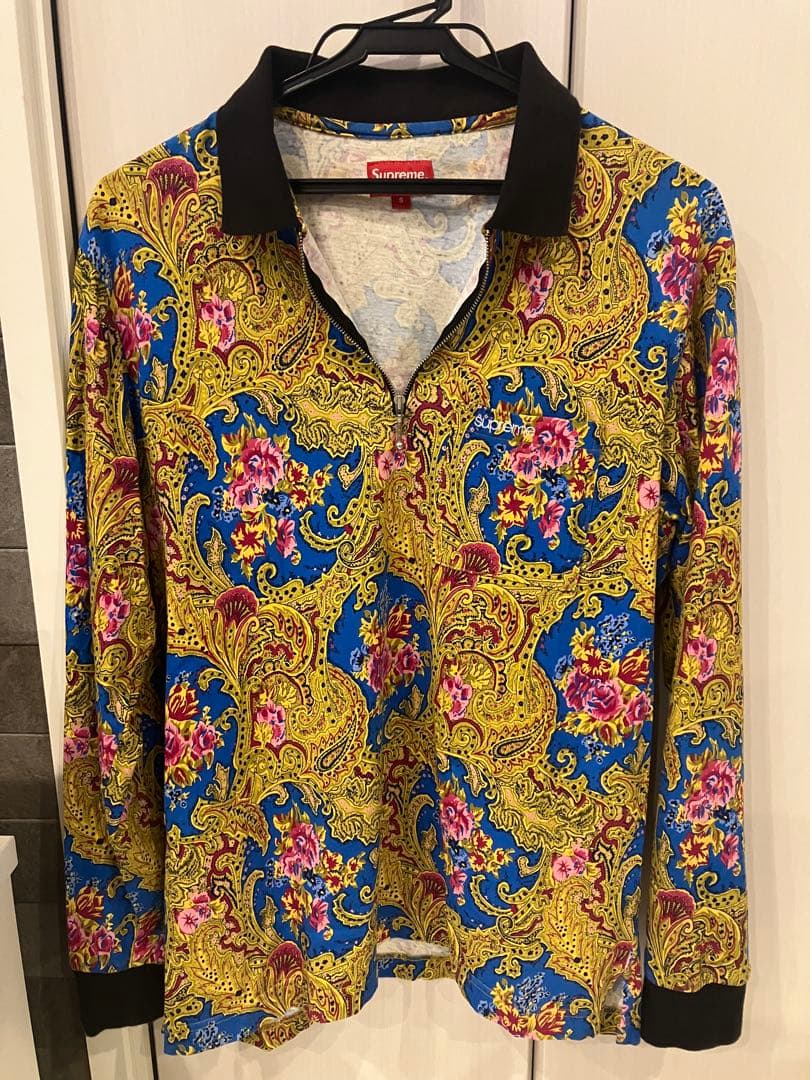 トップス Supreme Paisley L/S Polo Supreme - Paisley L/S Polo - UG.SHAFT