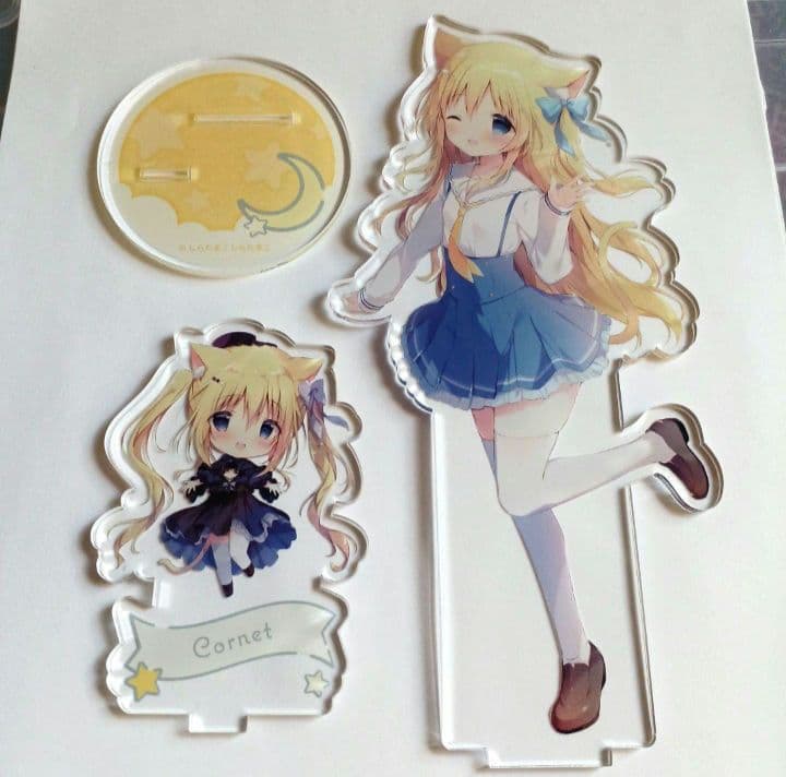 しらたまこ しらたま アクリルスタンド ころね 通販のお知らせ】 しらたまこ 夏の通販開始しました！🐱🧊 🐫受注生産