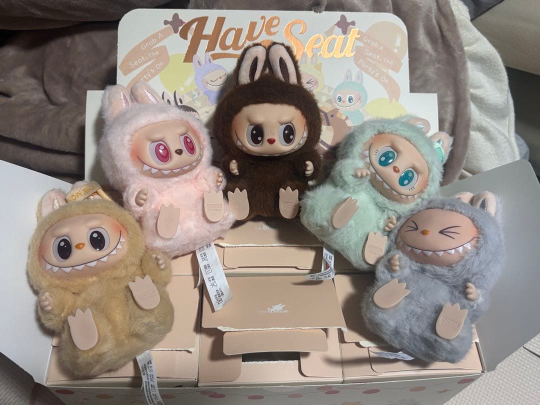 正規品 labubu ラブブ have a seat 5点 POP MART（ポップマート） 【正規品・即発送】 THE MONSTERS Have a
