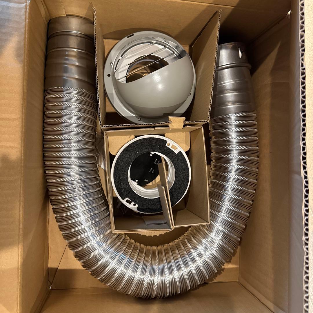 リンナイ 乾太くん 排気筒 DPS-80B ダンパー付き 新築 高気密