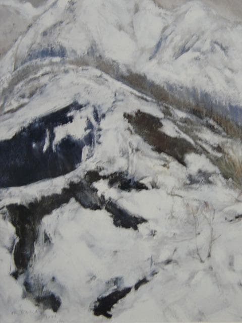 岡田菊恵、【春近し】、希少な額装用画集より、新品額装付