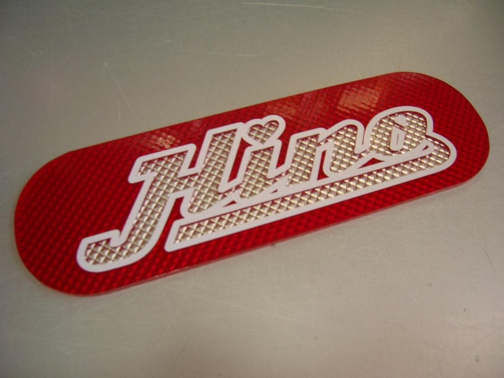 ☆日野バスマーク◇中アンドン◇小判板◇ダイヤカット◇デコトラ