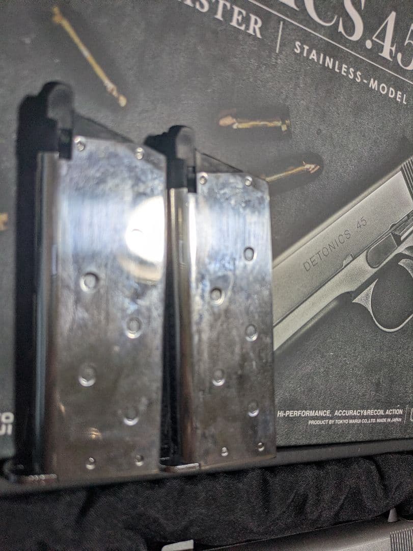 DETONICS 4.5 ガスガン 予備マガジン2本 - メルカリ