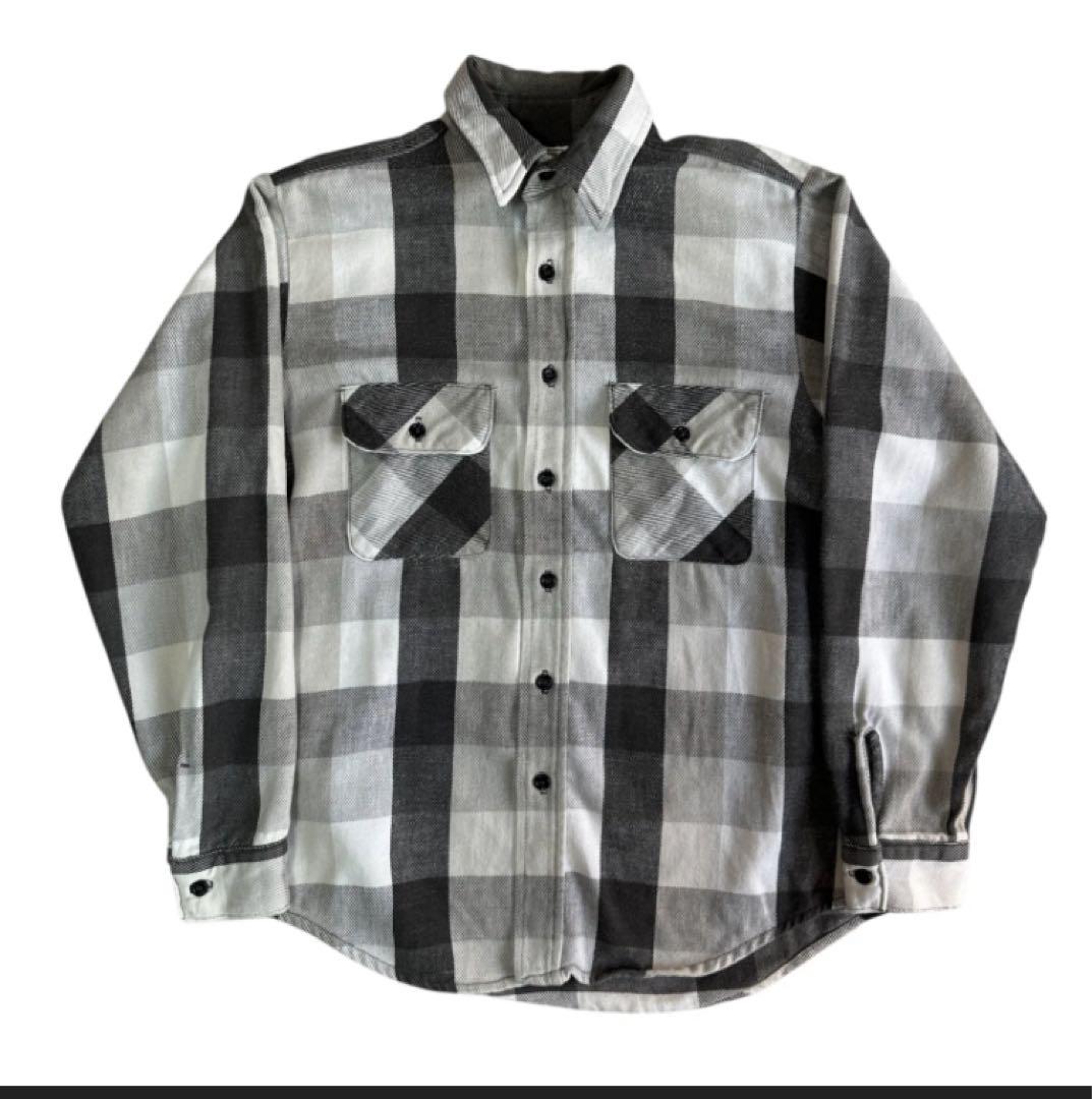 70s - 80s FIVE BROTHER ヘビーネルシャツ ネルシャツ