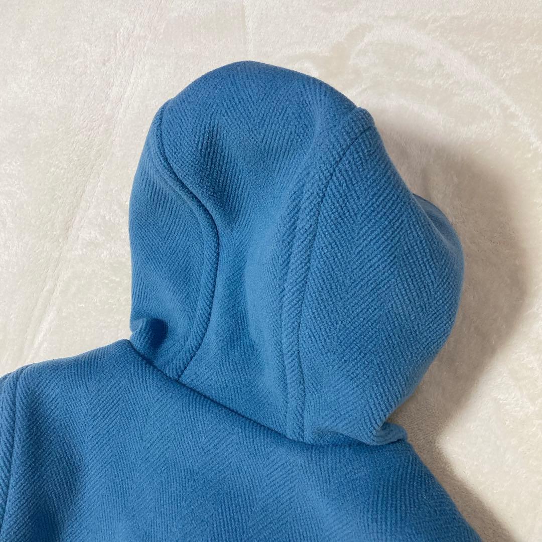 美品】OLD ENGLAND クラシック ダッフルコート ヘリンボーン ブルー