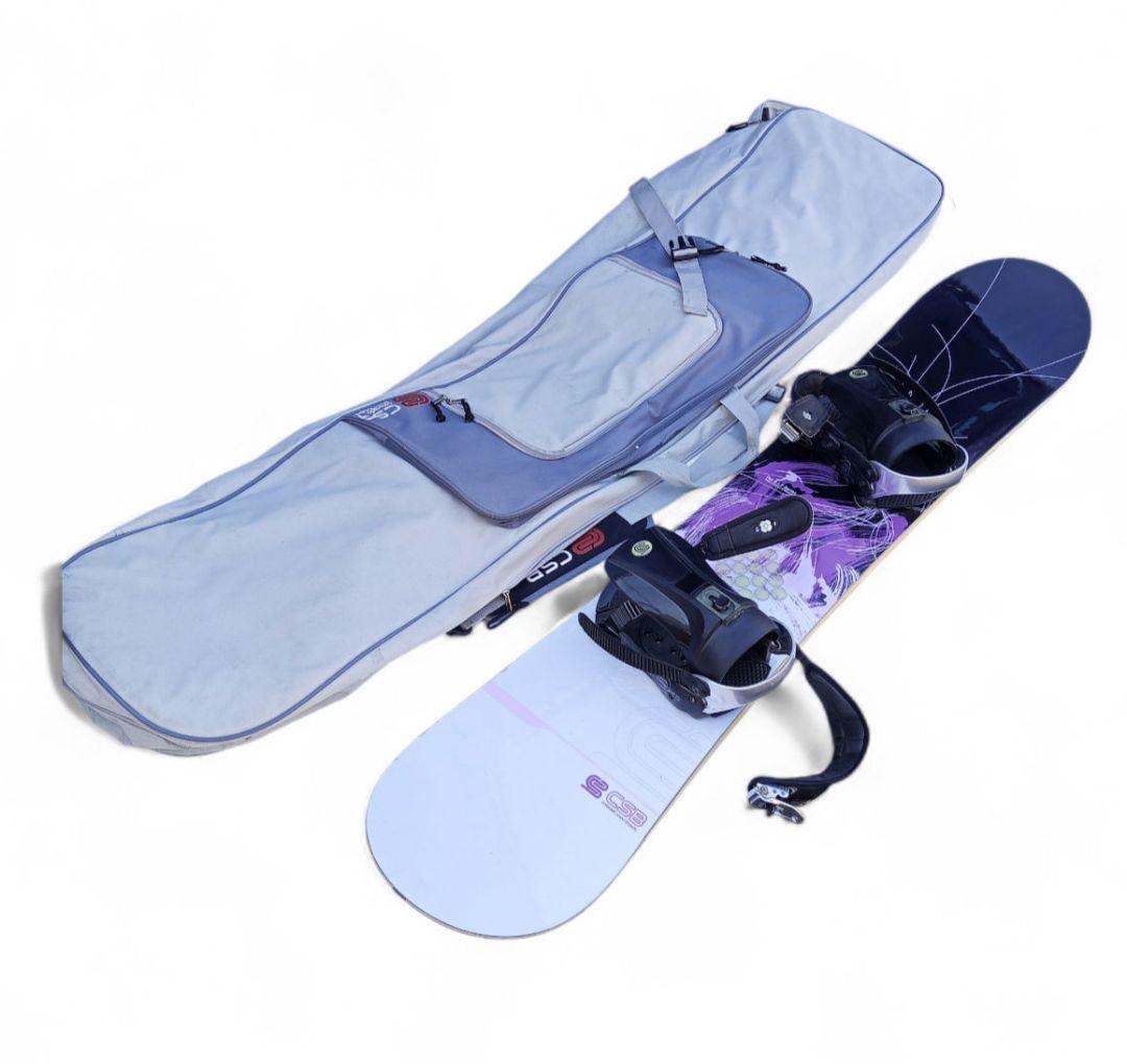 CSB スノーボード＆ビンディング セット ケース付き