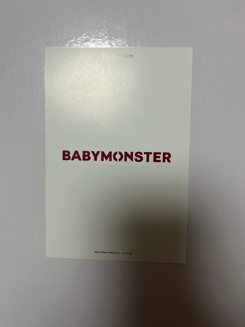 BABYMONSTER ベビモン ASA アサ 直筆サイン入りポストカード - メルカリ