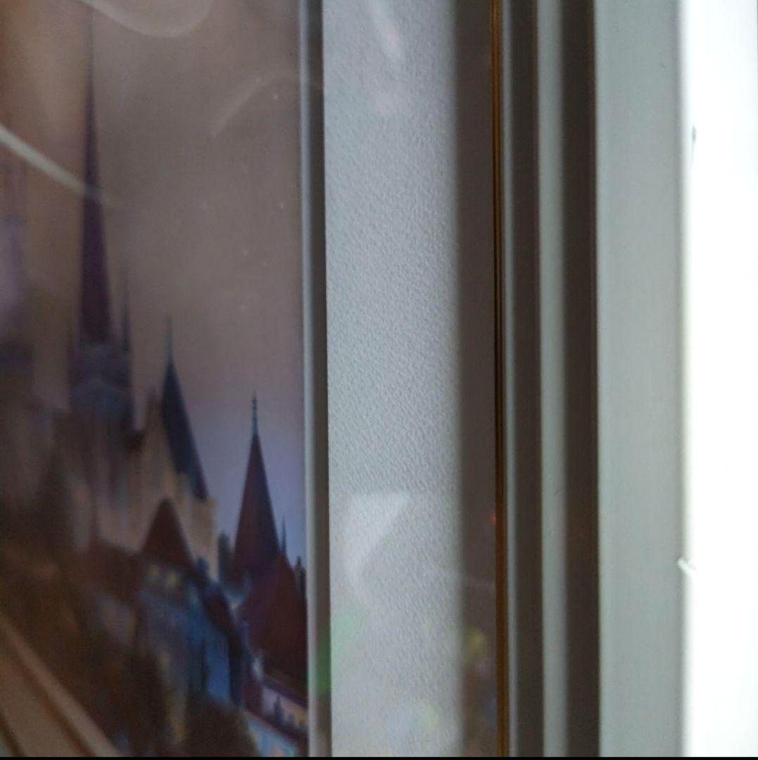 塚本馨三シ ルクスクリーン版画「ムーンファンタジー」 額縁証明書付