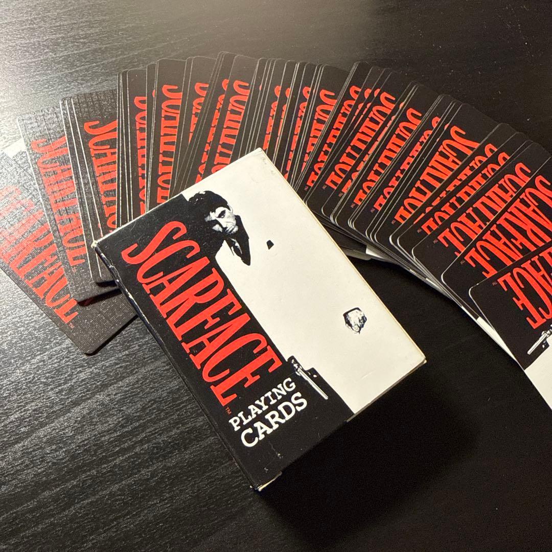 SCARFACE トランプ 52枚 ポーカーサイズ トランプ/ポーカーカード全 52 枚、フルデッキ、ハート、スペード