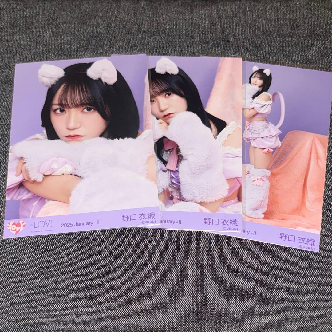 LOVE イコラブ 野口衣織 7周年猫衣装 生写真 コンプ - メルカリ