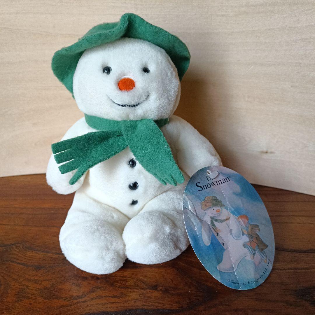 エデン社 eden スノーマン 1992 当時物 レトロ ビンテージ ぬいぐるみ