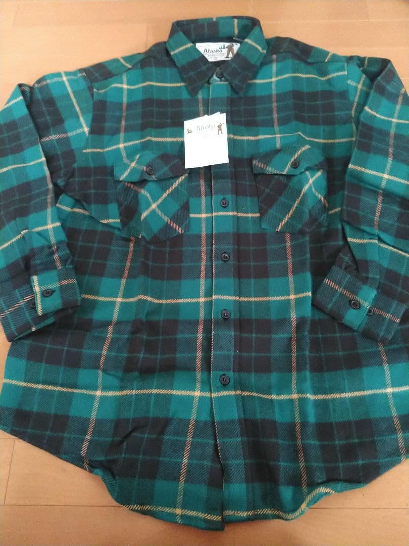 ★リーバイ・ストラウス　ネルシャツ　L ポルトガル製　アラスカ