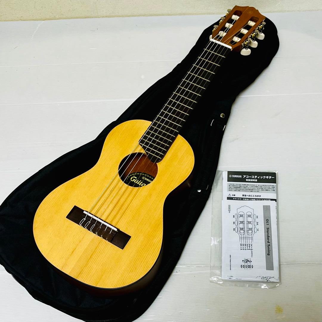 【ほぼ未使用】yamaha GL1 ギタレレ ミニアコースティックギター YAMAHA GL1 BL (ブラック) ギタレレ ミニギター ナイロン弦ギター 小型
