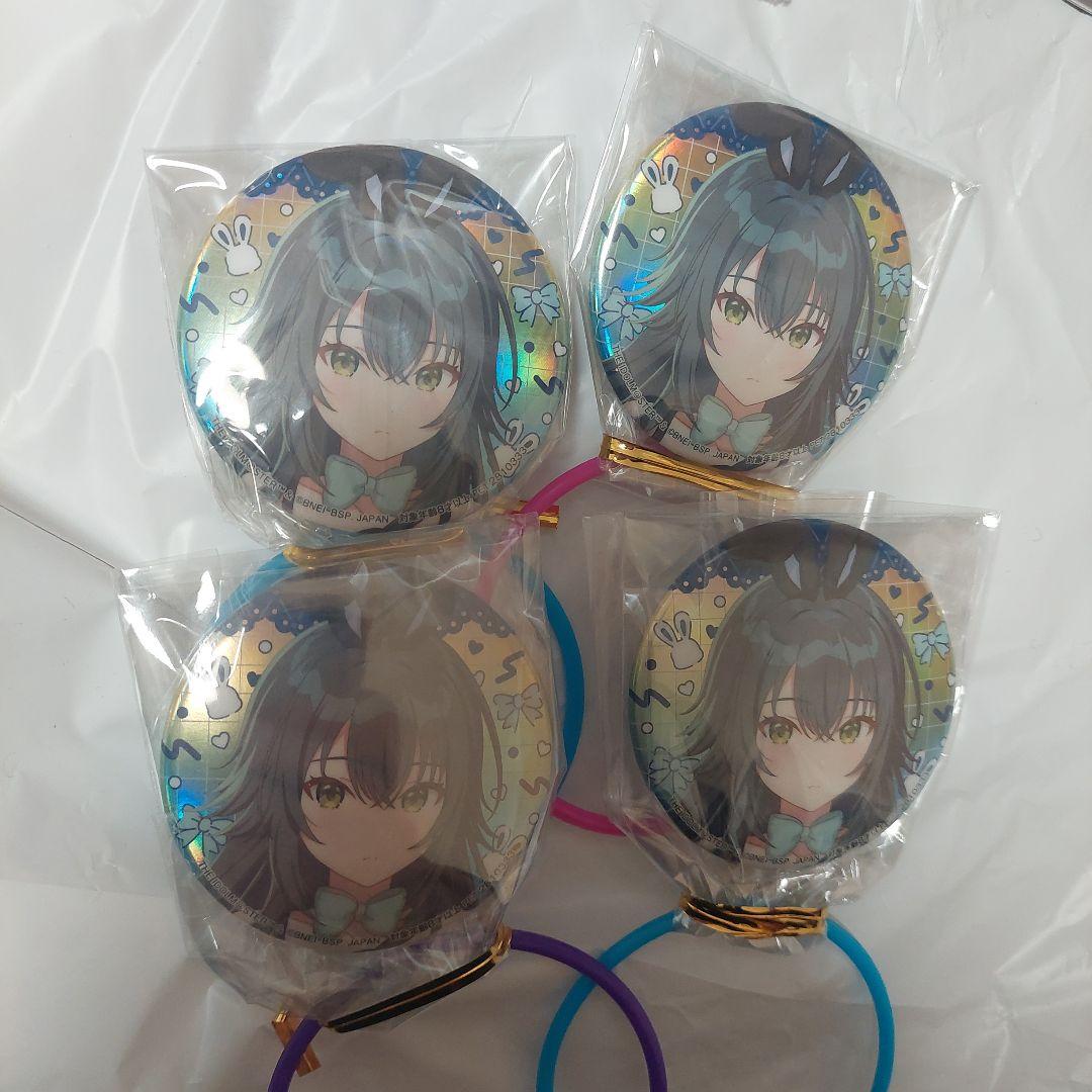 学園アイドルマスター 月村手毬 オーロラ箔押し缶バッジ 4点セット