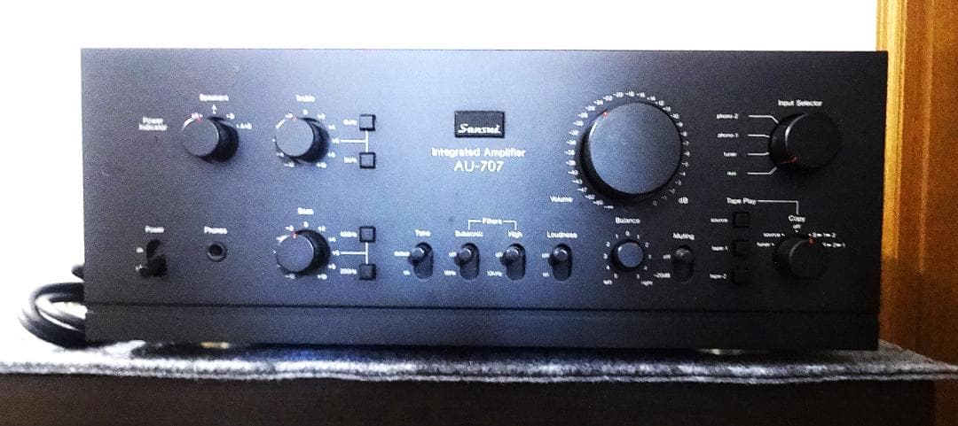 オーバーホール・整備済み！！AU-707　サンスイ　プリメインアンプ サンスイ(SANSUI)|プリメインアンプ（トランジスター）|【ハードオフ