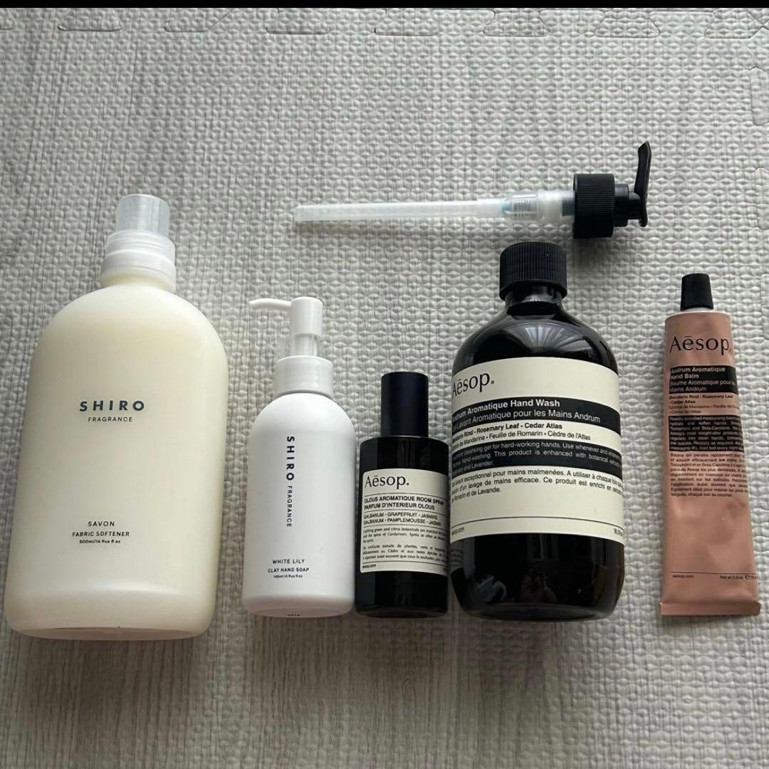 SHIRO・Aesop ・レリシア　ハンド・バスアイテム