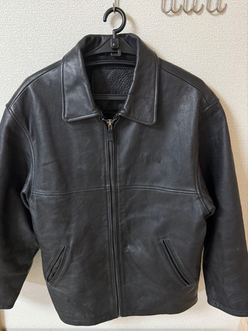 さ*い様 00s IBM ビンテージ 企業ロゴ入り レザージャケット