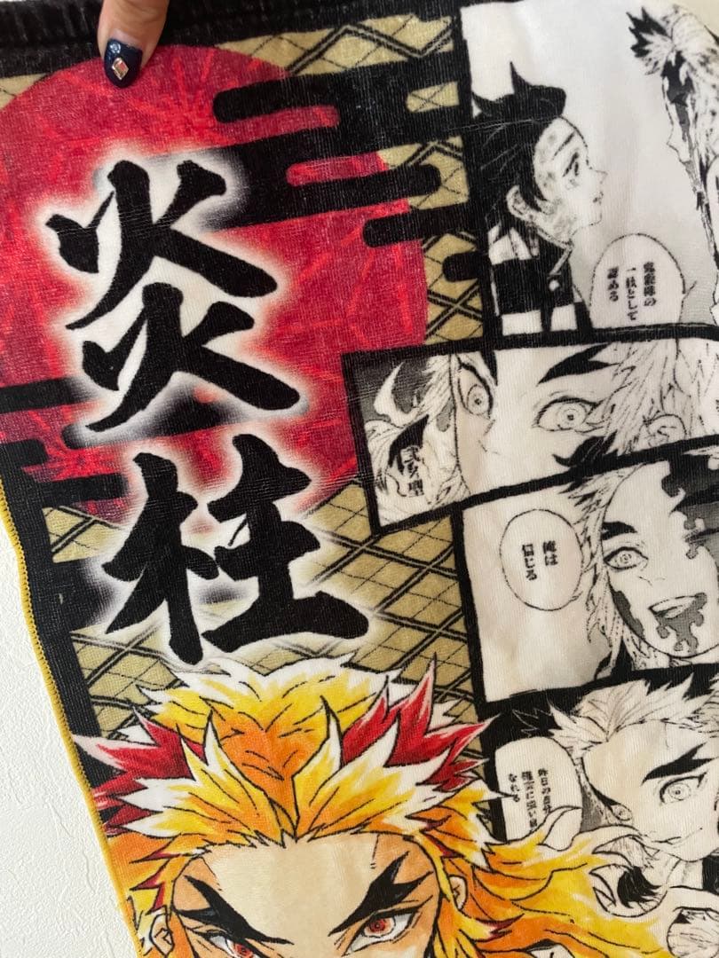 鬼滅の刃 フルカラーフェイスタオル 煉獄杏寿郎 ジャンプショップ 原作