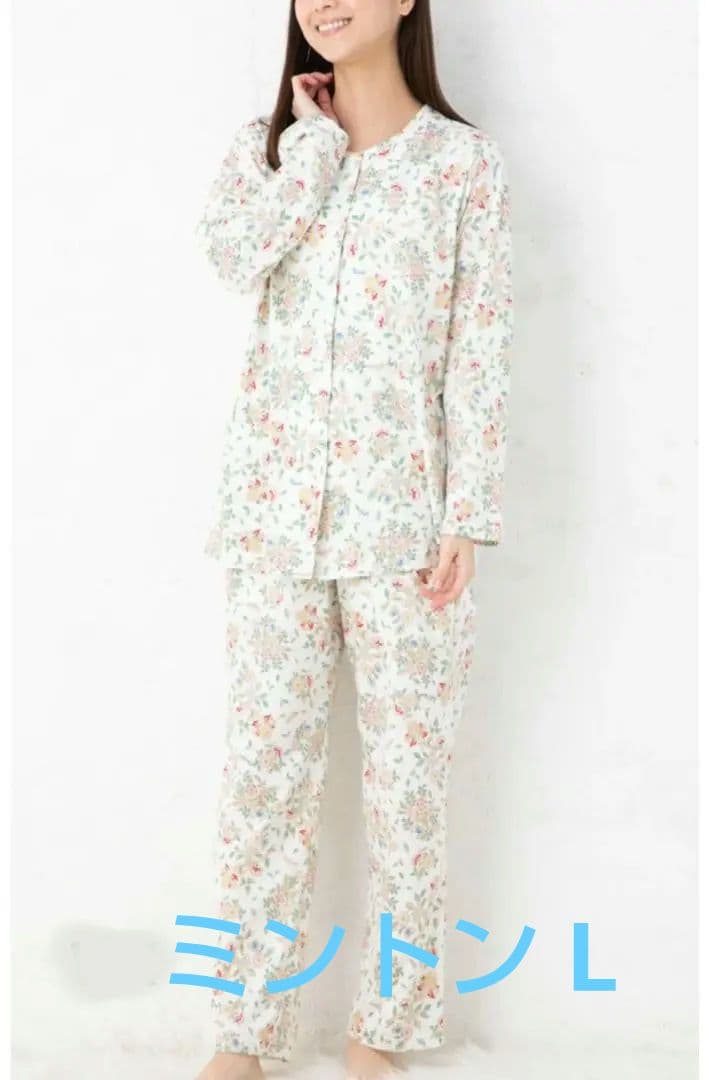 ワコール ミントン パジャマ ナイティ ホワイトL