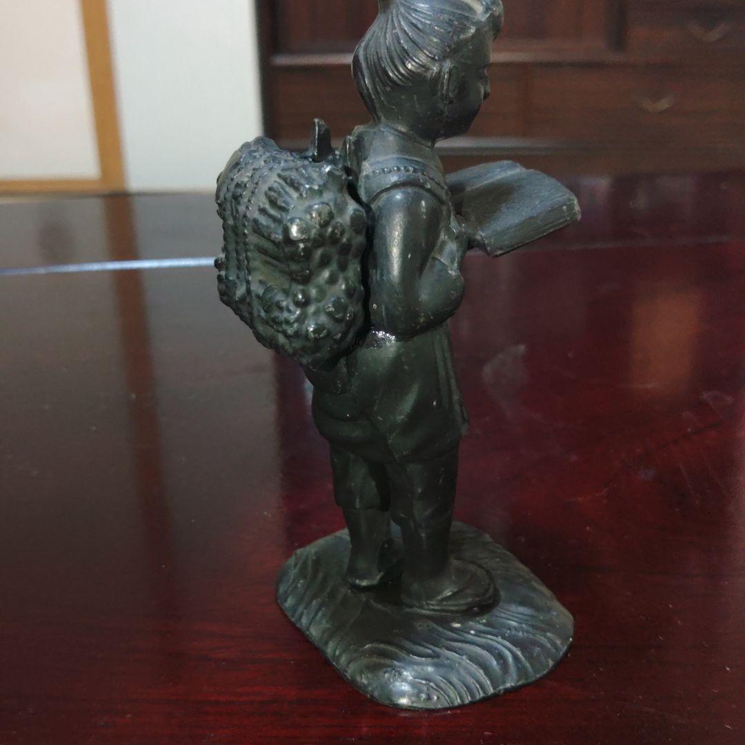 二宮金次郎像☆ミニ像☆骨董品☆ヴィンテージ☆置物☆飾り - メルカリ