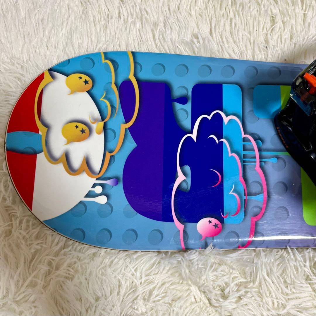 極美品】IGNIO ジュニア用スノーボード 100cm ビンディングセット