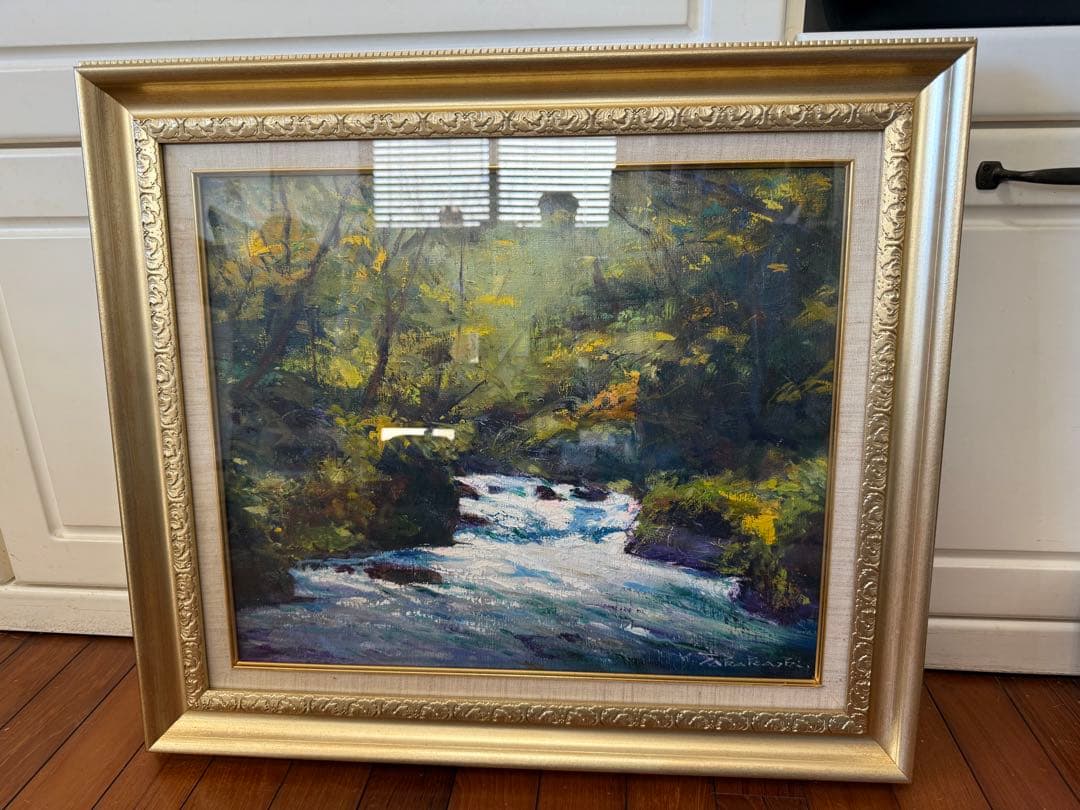 79.「奥入瀬渓流」髙橋一善 油絵