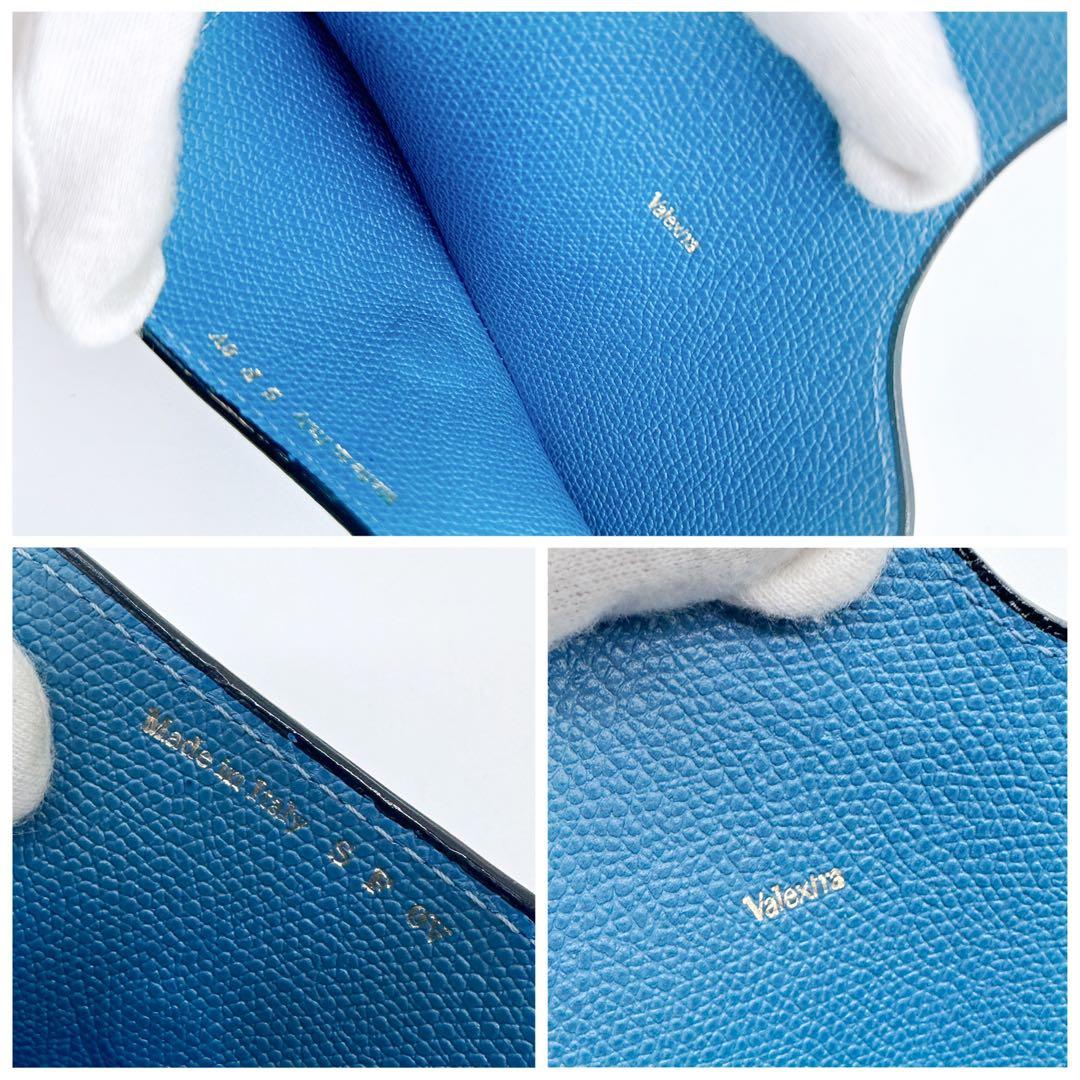 美品☆Valextraヴァレクストラ メガネケース 青色☆B83 - メルカリ