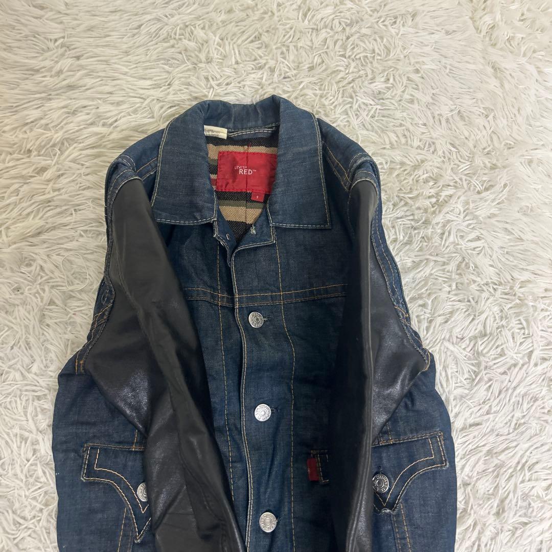美品】LEVI'S RED TYPE4 JACKET Sサイズ 袖革 - メルカリ
