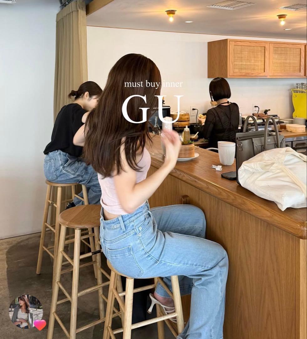 新品　Aimeine セミワイドデニム