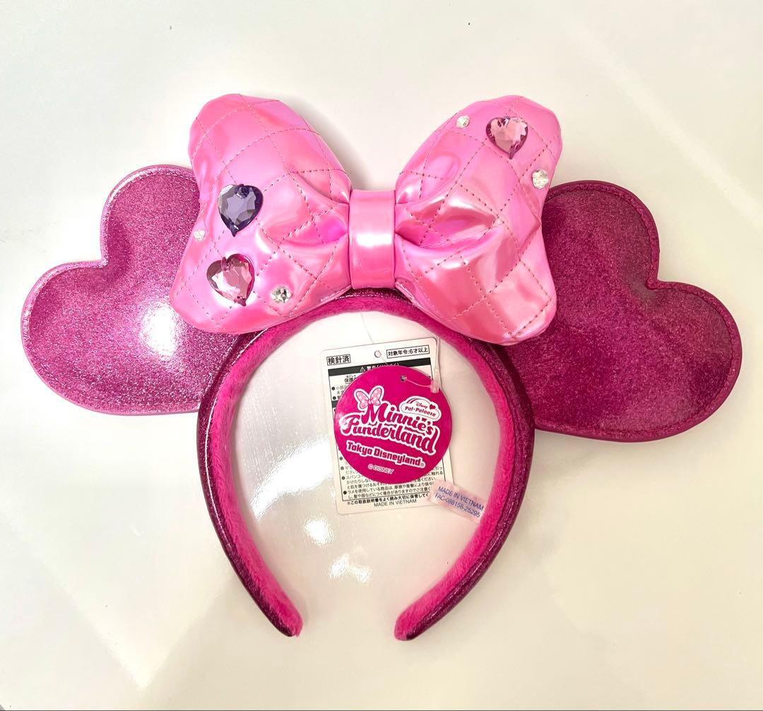 ディズニー 新品 タグ付き カチューシャ パルパルーザ ミニー ファン