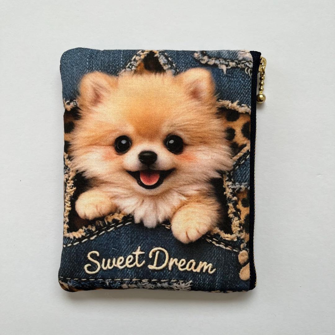 ハンドメイド ポメラニアン ポーチ - メルカリ