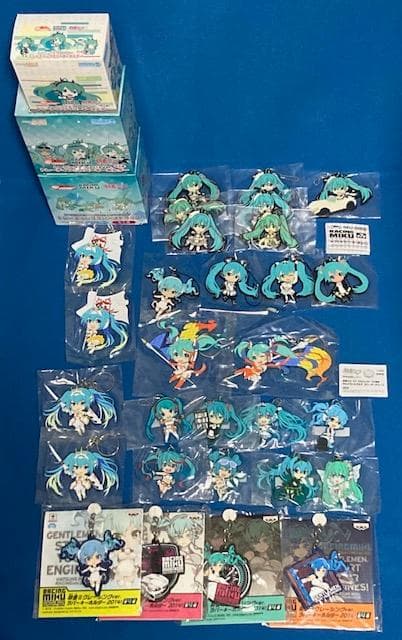 レーシングミク ラバーストラップ・ラバーキーチェーン・キーホルダー