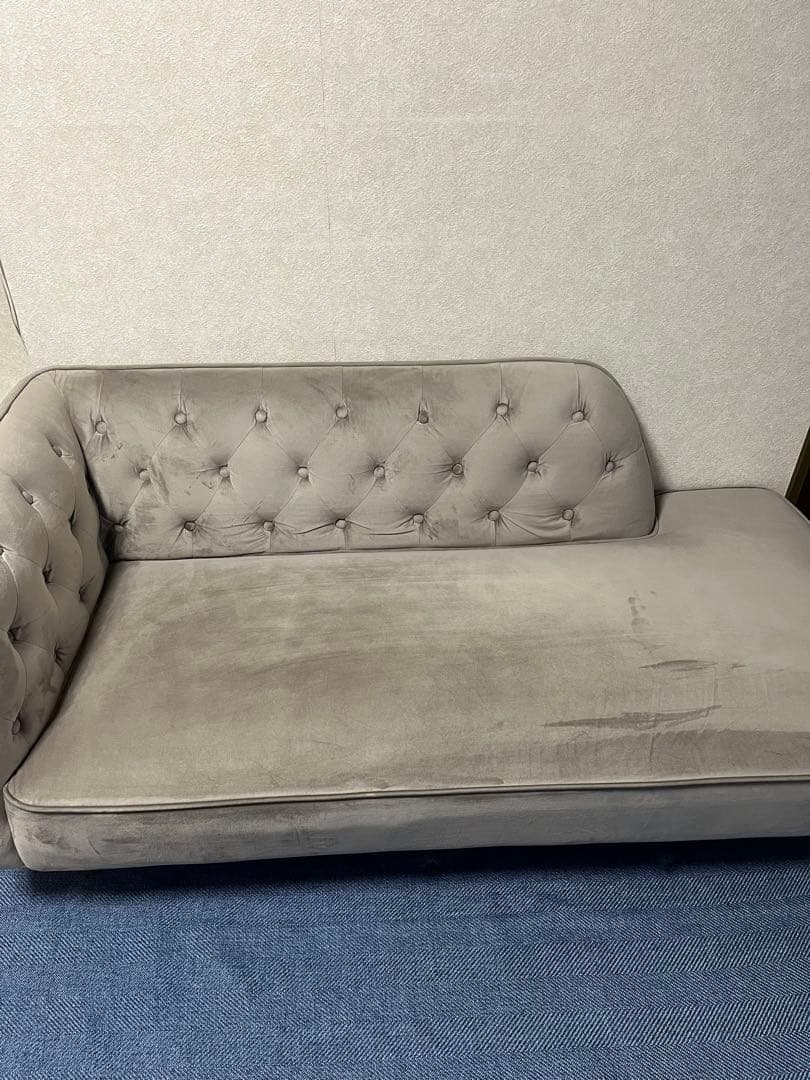 LOWYA ロウヤ カウチソファ グレー 2人掛け ソファ LOWYA（ロウヤ） ソファ ソファー カウチソファ 2人掛け おしゃれ