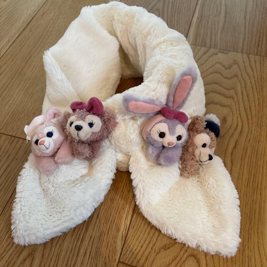 ディズニー お顔厳選‼️ ダッフィー マフラー ダッフィーフレンズ