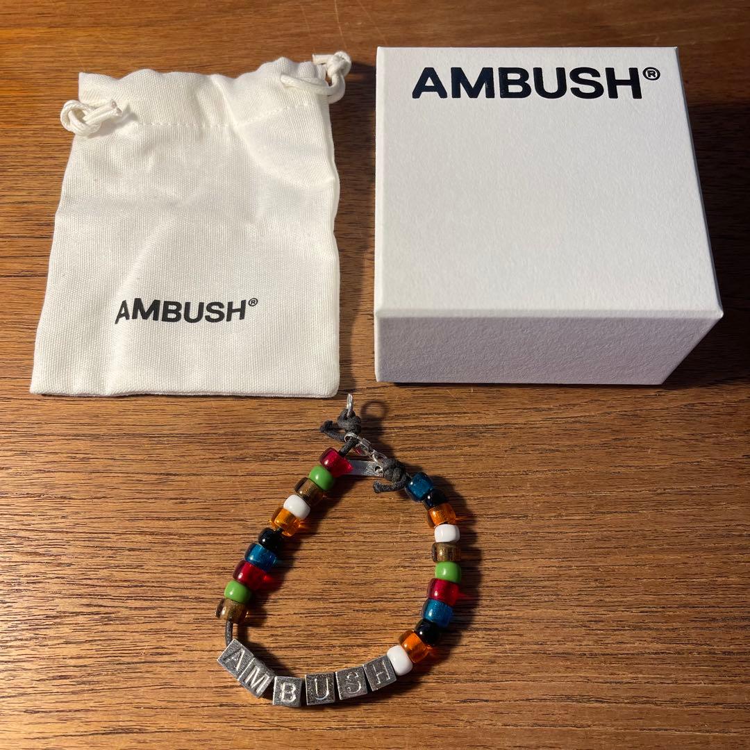 【国内正規品】 AMBUSH BEADS BRACELET SILVER