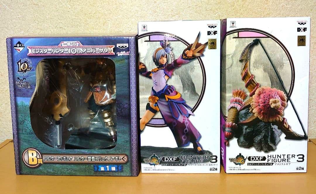 モンハン DXF 女ガンナー アメジストギア リュウノアギト フィギュア Yahoo!オークション - モンスターハンター DXFハンターフィギュア3 ガ