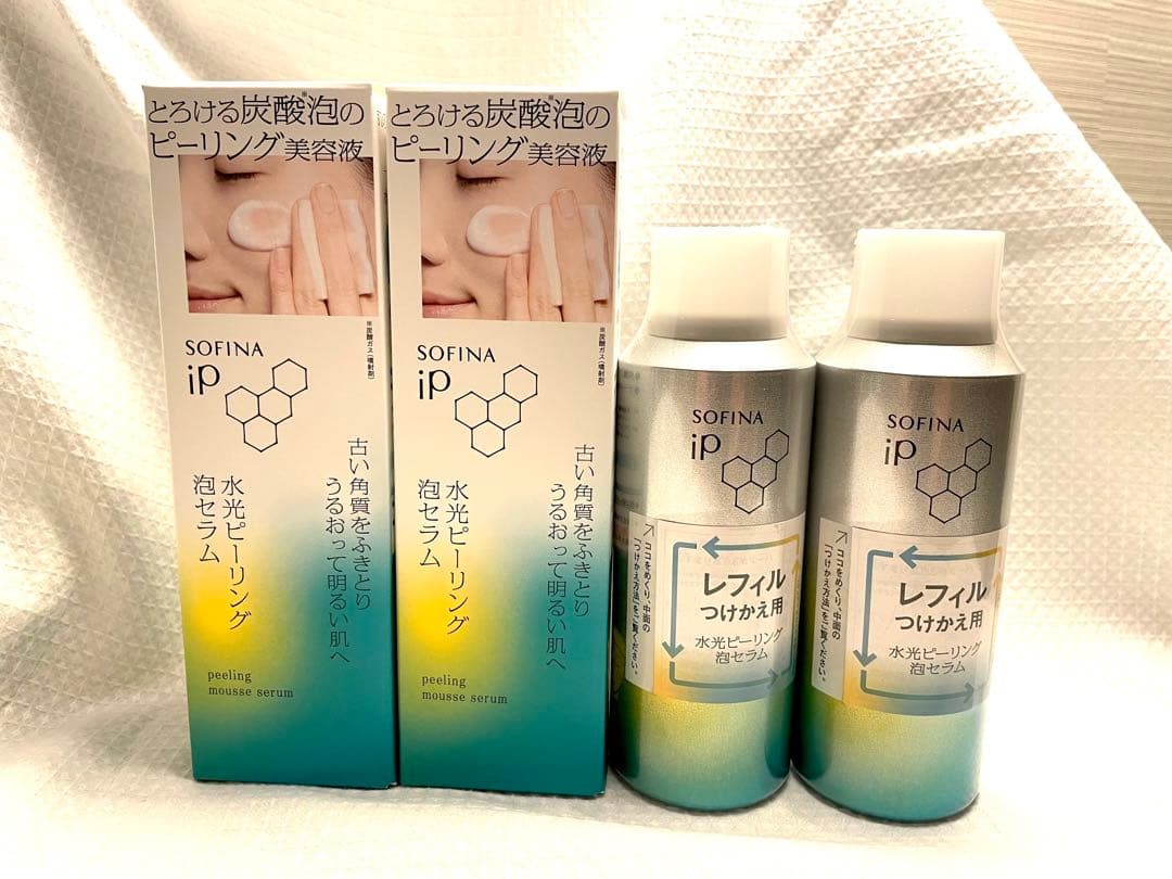 ◆本日最終特価◆ SOFINA iP 水光ピーリング泡セラム 4本セット